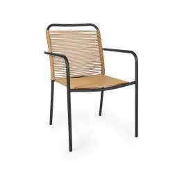 Terrasstoel Pampus - Rattan - Stapelbaar - Naturel - Rattan - G-Line