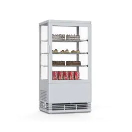 Koelvitrine - 1-Deurs - Led Verlichting - 78 Liter - Wit - 230V - G-Line