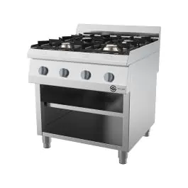 Kooktafel - Gas - 4 Pitten - RVS - B 80 CM - G700 Line - G-Line