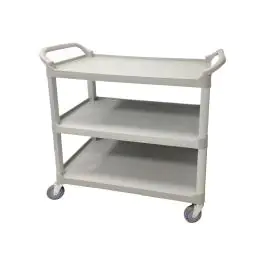 Serveerwagen - 3 Niveaus - Kunststof / Aluminium - Grijs - G-Line