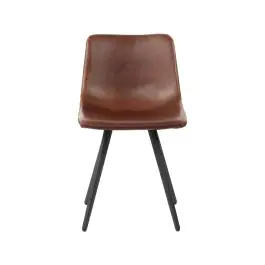Stoel Nicolas - Cognac - Kunstleer - G-Line