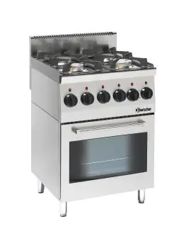 Gasfornuis - Elektrische oven - 4 pits - Bartscher - 1315563