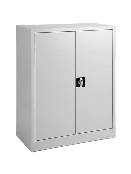 Dossierkast - Grijs - H 100 x 80 x 42 CM - Met slot - FLC