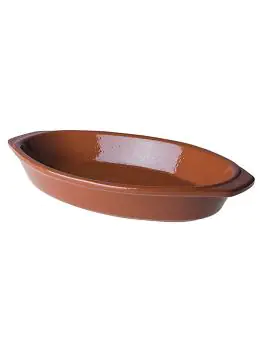 Ovenschaal - 24 x 14 CM - 10 Stuks - Bruin - Tapas - Classico - 129846