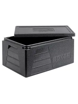 Thermobox - 1/1 GN - 42 Liter - H 29 x 59.5 x 39.5 CM - Polypropyleen - Zwart - Thermo Future Box - 235090