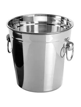 Ijs emmer - H 13 CM - 1.4 Liter - Ø14.5 CM - RVS - Emga