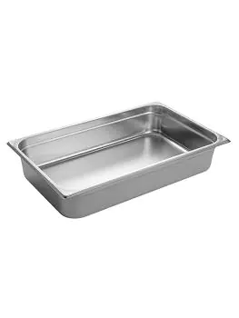 Gastronormbak - 1/1 GN - 13.7 Liter - H 10 x 53 x 32.5 CM - RVS - Caterchef - 953113