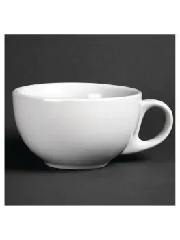 Cappuccinokop - 28.5 CL - 12 stuks - H 6.4 x 14.2 x 11 CM - Porselein - Olympia - GG870