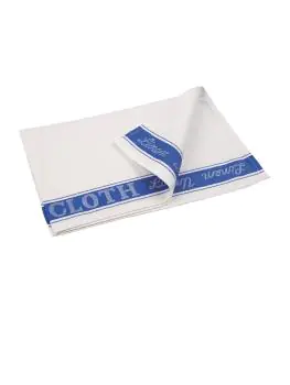 Glasdoek - Blauw - 76.2 x 50.8 CM - Halflinnen - Vogue - E911