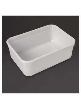 Roomijsbakken - 2 Liter - 15 stuks - Geel - H 22.1 x 15.8 x 7.5 CM - Polypropyleen - CS828
