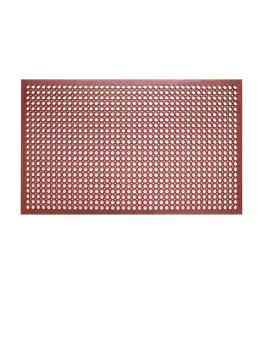 Anti-vermoeidheidsmat - Rood - H 1.2 x 150 x 90 CM - Rubber - Jantex - GF017