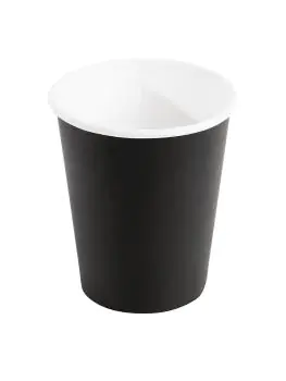 Wegwerp koffiebekers - 23 CL - 1000 stuks - Zwart - Ø 8.3 x H 9 CM - Karton - Fiesta - GF040