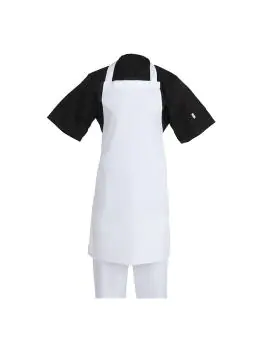Halterschort - Unisex - Wit - 71.1 x 96.5 CM - Polyester/Katoen - Whites Chefs Clothing - A521