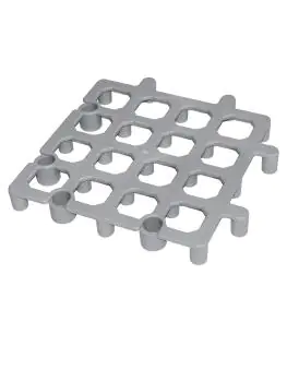 Vlonder - 2 stuks - H 4 x 33.5 x 33.5 CM - Polypropyleen - Vogue - CF205