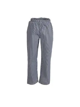 Koksbroek - Unisex - Zwart/Wit - Polyester/Katoen - Whites Chefs Clothing - DL712