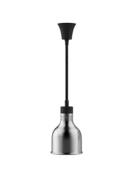 Warmhoudlamp - Incl. Lamp - Verstelbaar - Zilver - 250 W - Ø 17 x H 150 CM - G-Line