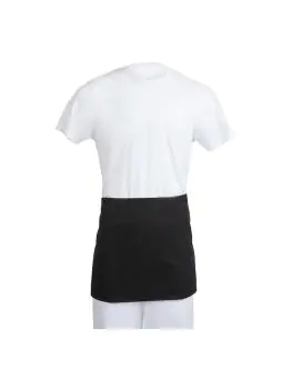 Sloof - Unisex - Zwart - 75 x 37.3 CM - Polykatoen - Whites Chefs Clothing - B131
