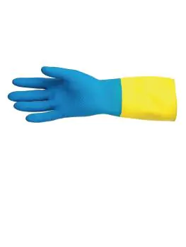 Werkhandschoenen - Waterdicht - Geel/Blauw - Mapa - FA296-L