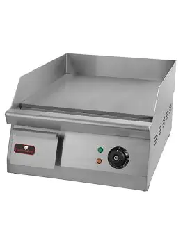 Bakplaat - H 27 x 40 x 54.5 CM - 27.5 KG - 220 - 240 V - 3000 W - RVS - Glad - +50°C / +300°C - Caterchef - 688510