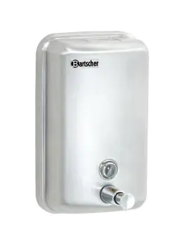 Zeepdispenser - 1 Liter - Wandmontage - Zilver - Bartscher - 850007