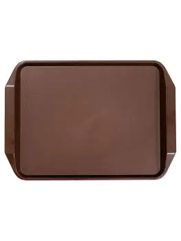 Dienblad - Met Grepen - Donkerbruin - B 43 x D 30.5 CM - G-Line