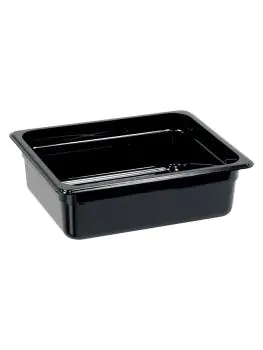 Gastronormbak - 1/2 GN - 100 MM - Zwart - Polycarbonaat - G-Line