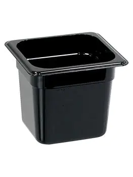 Gastronormbak - 1/6 GN - 150 MM - Zwart - Polycarbonaat - G-Line