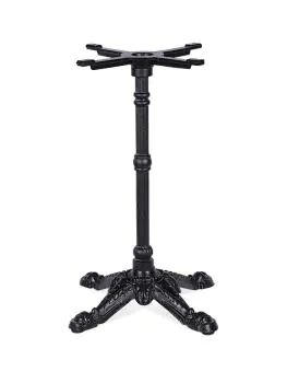 Onderstel Klassiek - 4 Teens - Zwart - Gietijzer - Ø 54 x H 72 CM - G-Line