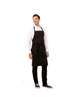 Halterschort - Verstelbaar - Unisex - Zwart - 61 x 86 CM - Polyester/Katoen - Chef Works - A924
