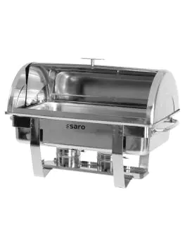 Chafing Schotel - Roll-Top Cover - RVS - H 39.5 x B 60 x D 35.5 CM - Saro - 213-4070
