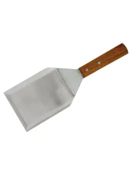 Hamburger Turner - Houten Handvat - RVS - L 30 x B 10 CM - G-Line