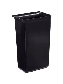 Afvalbak Serveerwagen - 30 Liter - Zwart - Kunststof - G-Line