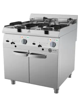Friteuse - Elektrisch - Staand model - 2 x 10 Liter - RVS - 400V - G700 Line - G-Line