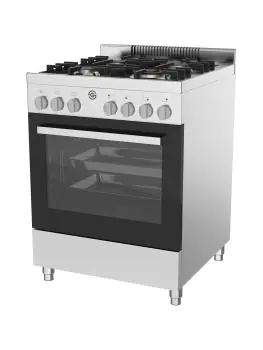 Gasfornuis - 4 Pitten - Elektrische Oven - RVS - 230V - G-Line
