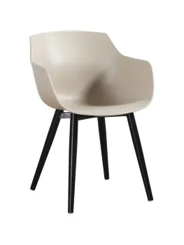 Stoel Alexia - Taupe / Zwart - Kunsstof - G-Line