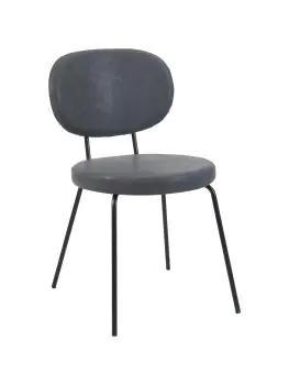 Stoel Rondo - Donkergrijs - Kunstleer - G-Line