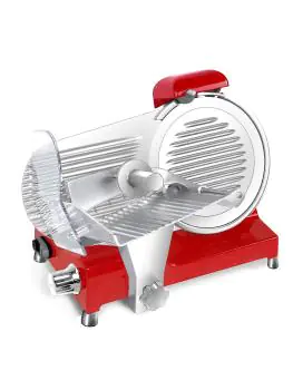 Vleessnijmachine - Deluxe - Ø 25 CM Mes - Rood - RVS - 230V - G-Line