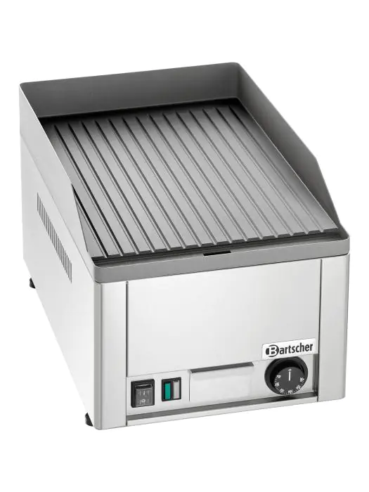 Grillplaat - Elektrisch - 1 Zone - Geribbeld - Bartscher - 370035 370035 €449.00 Grill elektrisch