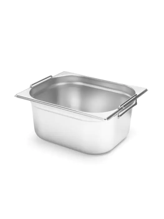 Gastronormbak - 1/2 GN - RVS - Handgrepen GNBak-1/2-RVS-Handgrepen €18.45 GN bakken handgrepen