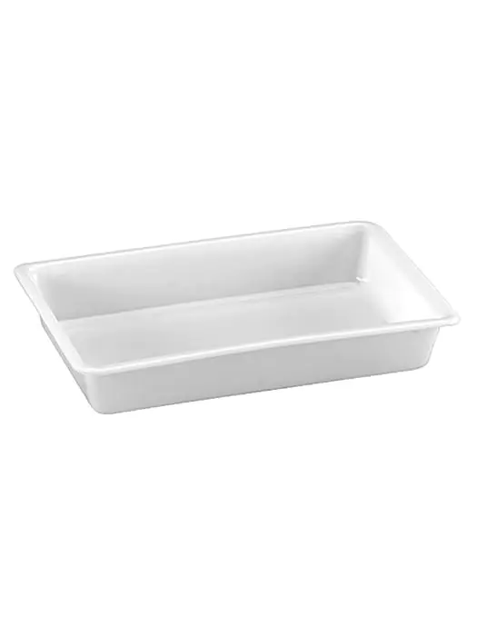 Restbak - H 7.5 x 43 x 28.5 CM - 0.41 KG - Polypropyleen - Wit - 6 Liter - -40°C / +75°C - Denox - 600012 600012 €3.35 Restbakken - kunststof