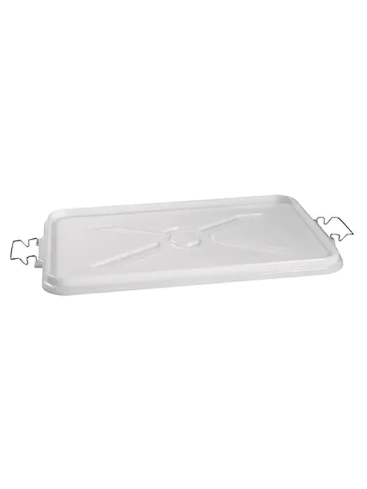 Deksel Stapelbak - 73 x 44 CM - 1 KG - Polyethyleen - Wit - Clip Sluiting - 956114 956114 €19.50 Stapelbakken
