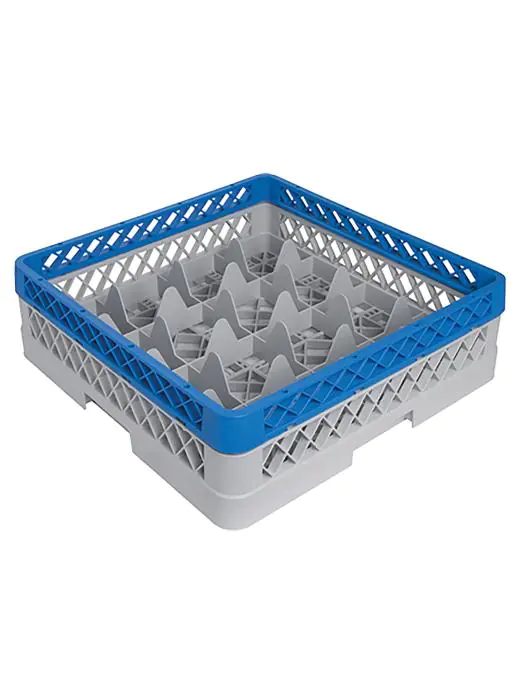 Bekerglazenkorf - H 14 x 50 x 50 CM - 0.01 KG - Polypropyleen - Bekerglazenkorf - CaterRacks - CR1611 CR1611 €23.00 Afwaskorven voor bekerglazen