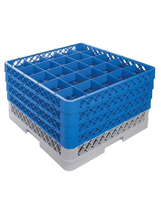 Voetglazenkorf - H 26 x 50 x 50 CM - 0.01 KG - Polypropyleen - Voetglazenkorf - CaterRacks - CR2524 CR2524 €40.80 Afwaskorven voor voetglazen