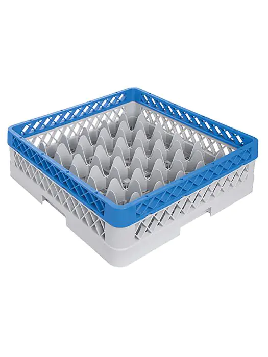 Bekerglazenkorf - H 14 x 50 x 50 CM - 0.01 KG - Polypropyleen - Bekerglazenkorf - CaterRacks - CR3611 CR3611 €21.70 Afwaskorven voor bekerglazen