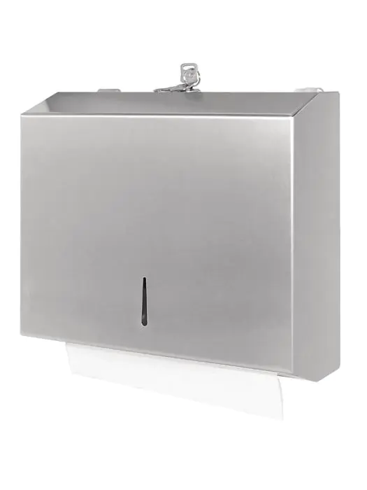 Handdoekdispenser - H 28.5 x 26 x 11 CM - RVS - Jantex - GJ033 GJ033 €41.47 Papier dispenser