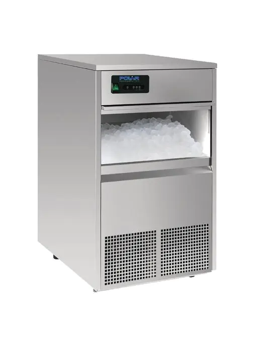 Ijsblokjesmachine - 50kg/24h - H 83.1 x 49.8 x 60.4 CM - 230 V - RVS - Polar - GL192 GL192 €689.99 Holle ijsblokjesmachines