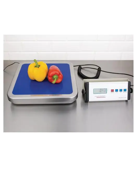 Weegschaal - Digitaal - Ø 30 x H 4 x 31 x 30 CM - RVS - Weighstation - CD564 CD564 €93.78 Digitale weegschalen