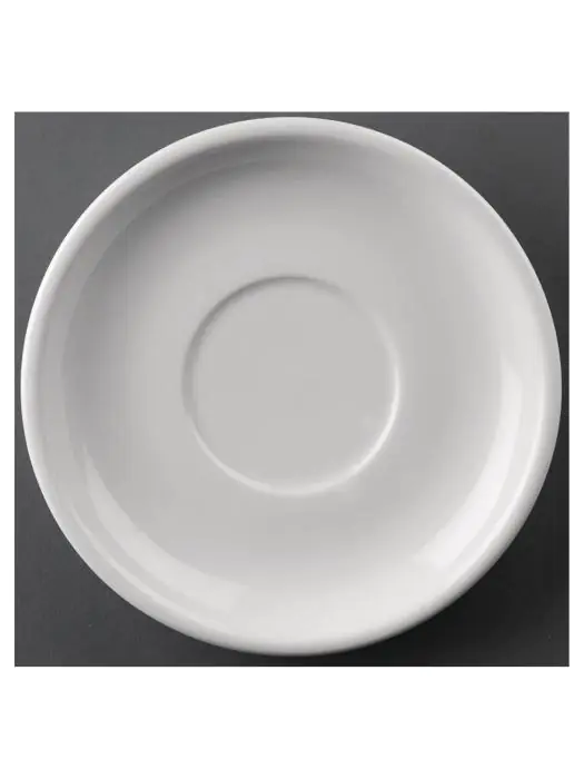 Schotel koffiekop - 24 stuks - Ø 14.5 x H 2.2 CM - Porselein - Olympia - CC202 CC202 €29.46 Schaaltjes en potjes