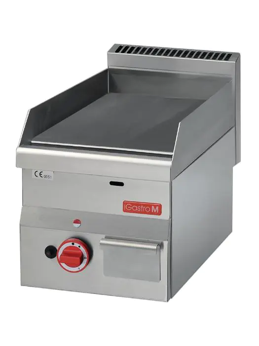 Bakplaat - 600 Line - Gas - Glad - H 28 x 30 x 60 CM - 5.2 kW - RVS - Gastro M - GN020 GN020 €719.38 Bakplaat gas