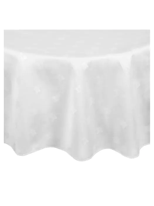 Tafelkleed - Wit - Ø 173 CM - Katoen - Mitre Luxury - HB558 HB558 €21.08 Tafelrokken
